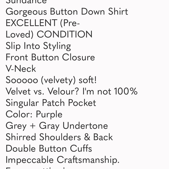 💜❤️ Sundance Velvet Festive top - Picture 9 of 9